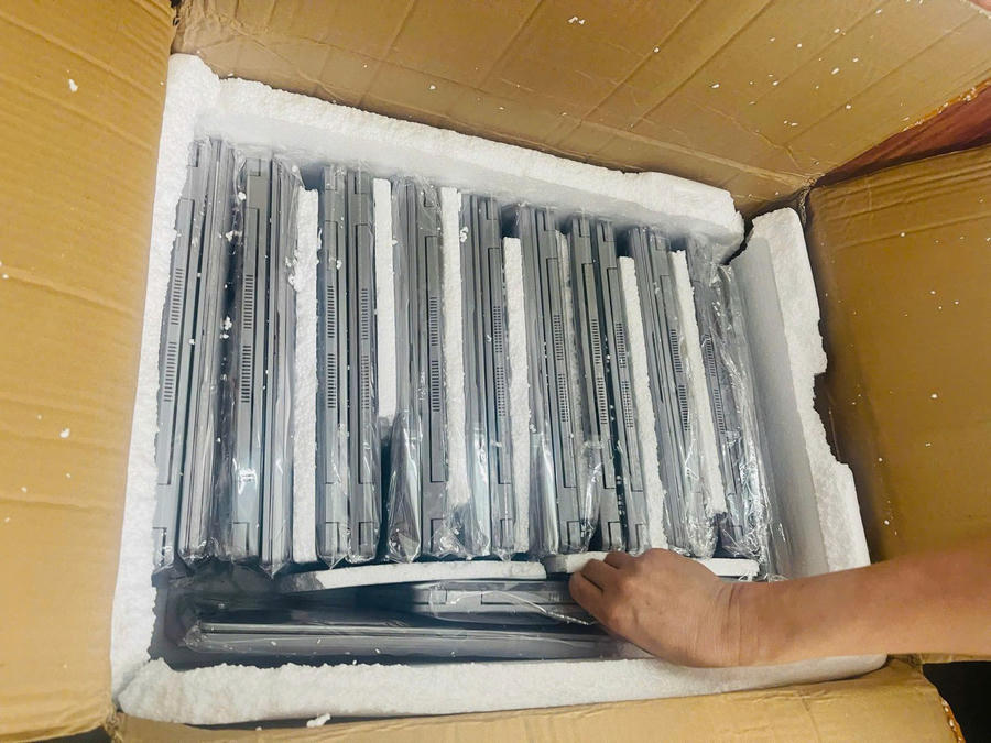 Hàng chục nghìn sản phẩm vi phạm sở hữu trí tuệ bị lực lượng Hải quan Việt Nam thu giữ. (Ảnh: Hải quan Việt Nam)