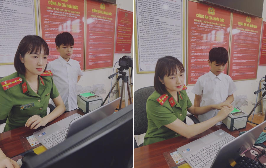 Xã Hoài Đức triển khai đợt cao điểm cấp Căn cước cho trẻ từ 6-14 tuổi. (hoaiduc.hanoi.gov.vn)