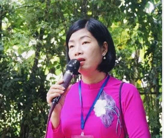 Nữ Hướng dẫn viên Phùng Thị Hương Giang.