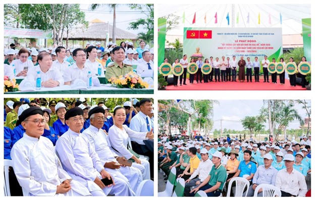 Lễ phát động nhận được sự hưởng ứng tích cực, tham gia của đông đảo cán bộ, đoàn viên, lực lượng vũ trang, người dân và các tổ chức tôn giáo