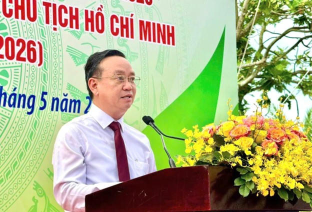 Ông Bùi Minh Thạnh – Phó Chủ tịch UBND TPHCM phát biểu tại lễ phát động