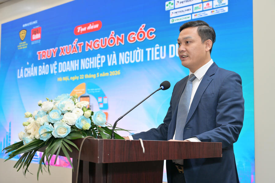 Ông Hoàng Văn Vững, Tổng biên tập Tạp chí Tiếp thị & Gia đình phát biểu.