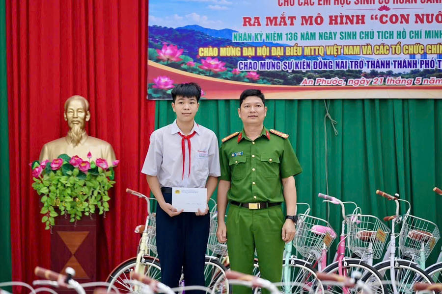 Mô hình “Con nuôi Công an” lan tỏa ý nghĩa nhân văn vì cộng đồng.
