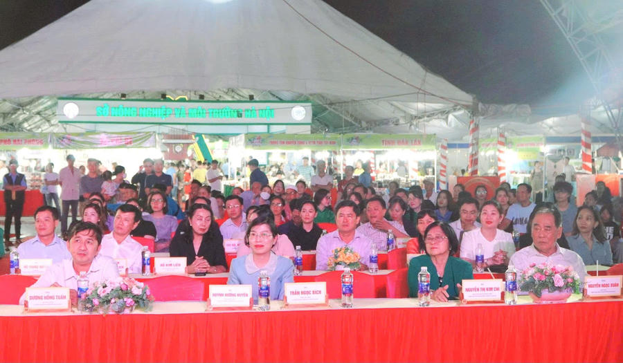 Các đại biểu dự lễ khai mạc.