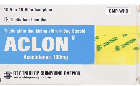 Lô thuốc Aclon bị phát hiện nhiều vi phạm về chất lượng.