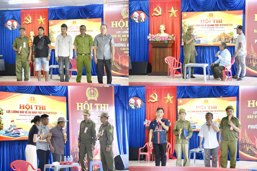 Sôi nổi phần thi xử lý tình huống của 4 đội thi.
