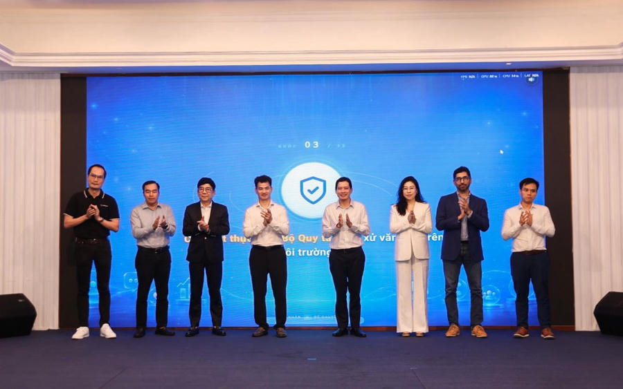 Các đơn vị tham gia đồng hành triển khai các sáng kiến xây dựng môi trường văn hóa trên không gian số.
