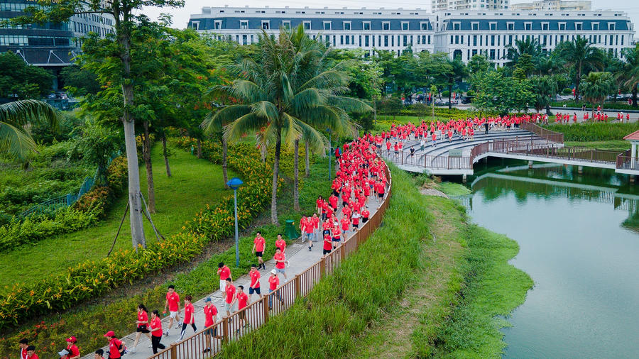 800 cán bộ nhân viên đã cùng nhau chinh phục quãng đường 3.000 km hướng tới Ngày truyền thống Tập đoàn