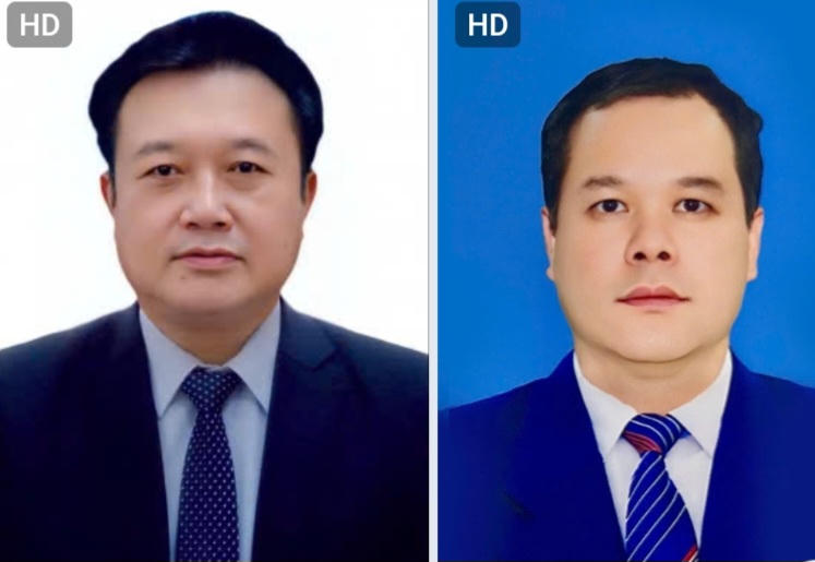 Ông Nguyễn Đức Thành (bên trái) và ông Điệp Văn Chiến.