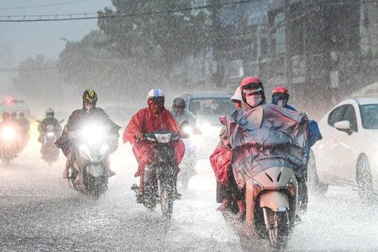 Khu vực Bắc Bộ sắp đón đợt mưa to giải nhiệt.