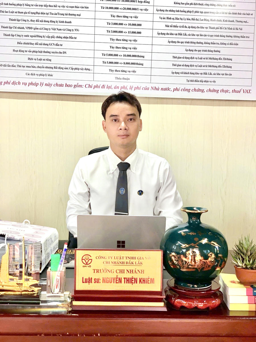 Luật sư Nguyễn Thiện Khiêm.