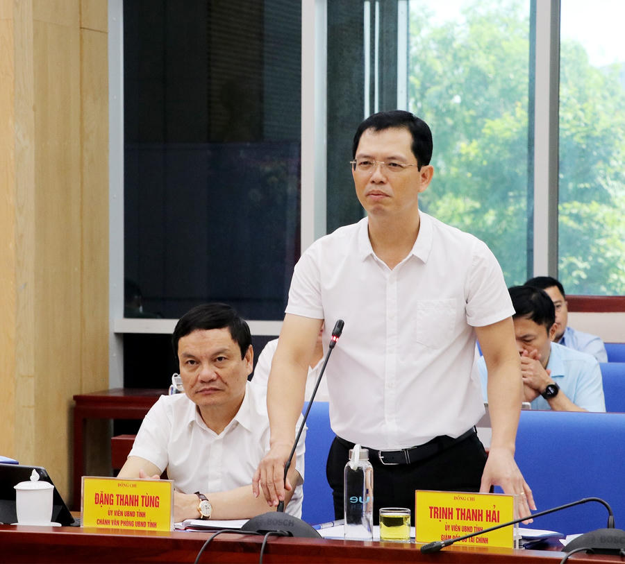 Giám đốc Sở Tài chính Nghệ An Trịnh Thanh Hải.