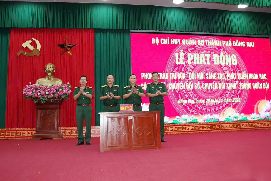 Phát động phong trào thi đua “Đổi mới sáng tạo, phát triển khoa học, công nghệ, chuyển đổi số, chuyển đổi xanh”.