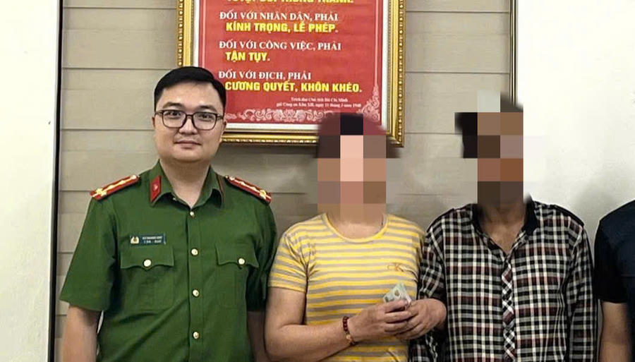 Sau 04 tháng mất liên lạc, nam thanh niên được Công an phường Tích Lương kết nối trở về với gia đình.