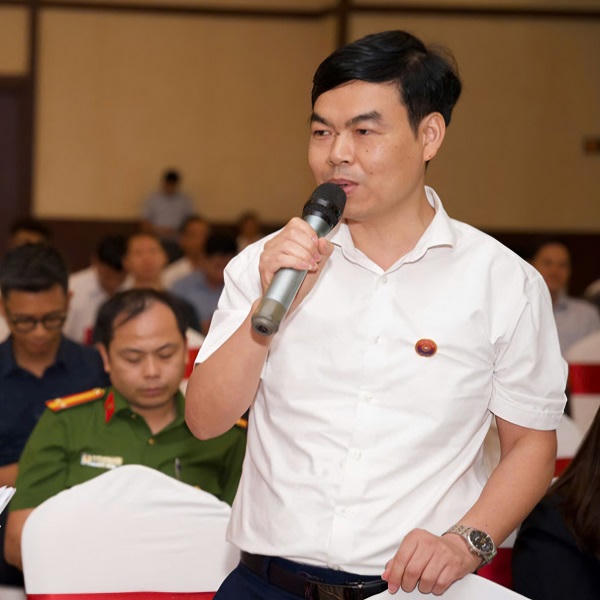 Ông Nguyễn Khắc Thụy, Quản trị trang Bắc Ninh Media chia sẻ về những thông tin tích cực có tác động xây dựng xã hội số lành mạnh.