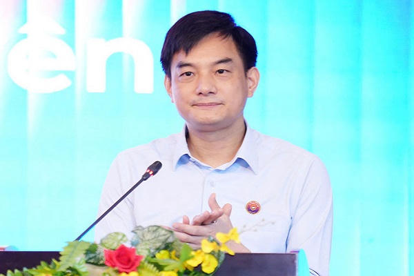 Đại tá Đỗ Đức Trịnh, Phó Giám đốc Công an tỉnh Bắc Ninh phát biểu tại hội nghị.