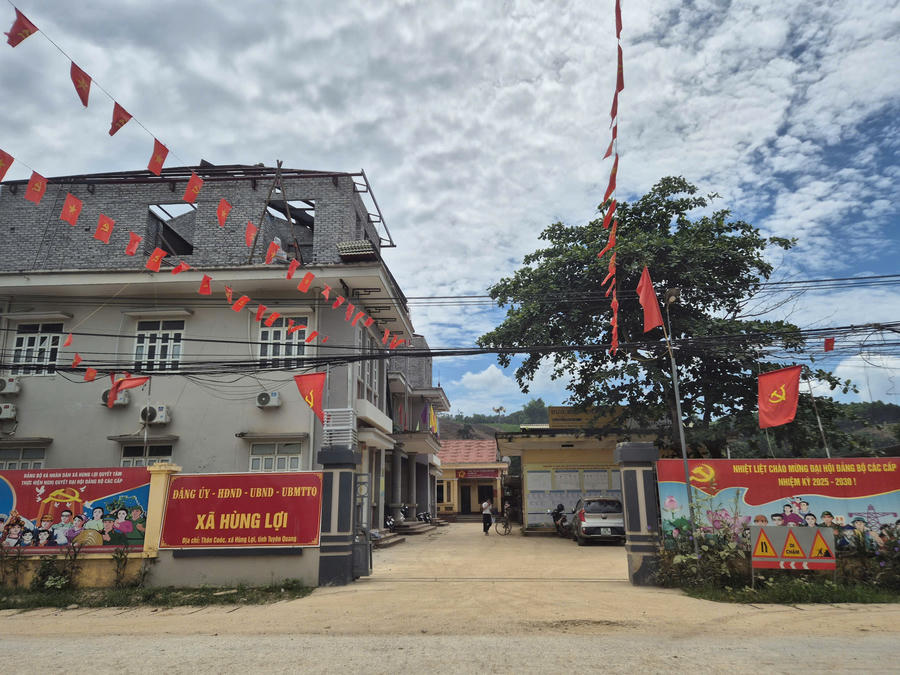 Trụ sở UBND xã Hùng Lợi tỉnh Tuyên Quang.