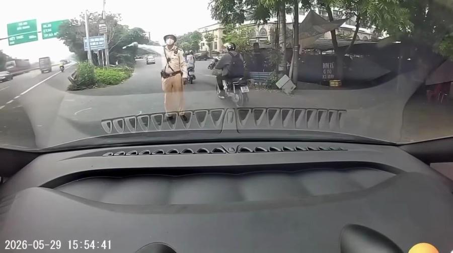 Hình ảnh từ clip lan truyền trên MXH.