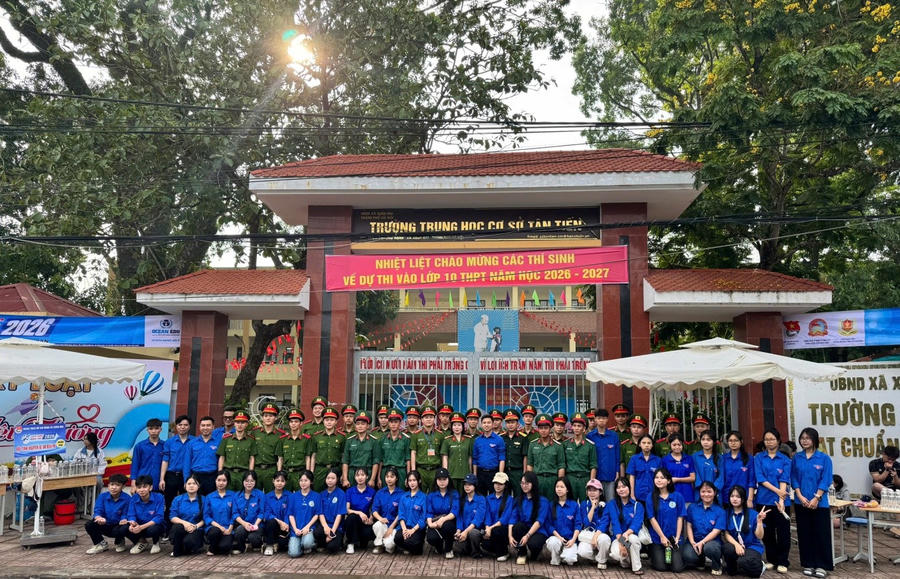 Công an xã Xuân Mai triển khai toàn diện các mặt công tác bảo vệ thi tại các điểm trường.