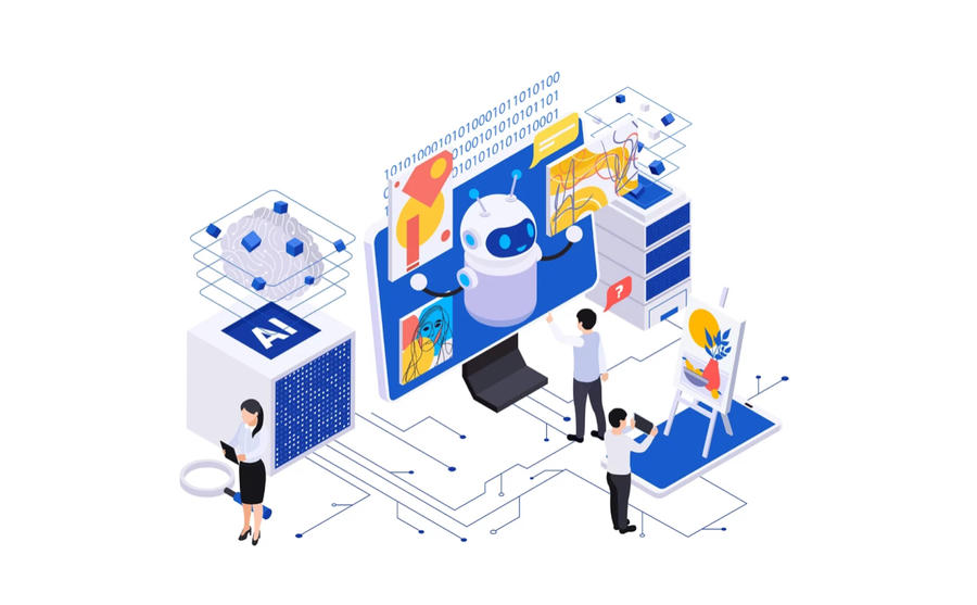 Doanh nghiệp chậm chuyển đổi số có thể chưa bị AI thay thế ngay, nhưng sẽ bị các đối thủ biết sử dụng AI vượt qua. Quá trình này đem đến cơ hội về năng suất nhưng cũng đặt ra bài toán khó về nguồn lực, bảo mật dữ liệu và tư duy quản lý. Ảnh InT
