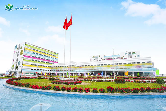 Toàn cảnh Bệnh viện Nhi Trung ương cơ sở 2 khang trang, hiện đại. (Ảnh: BVCC)