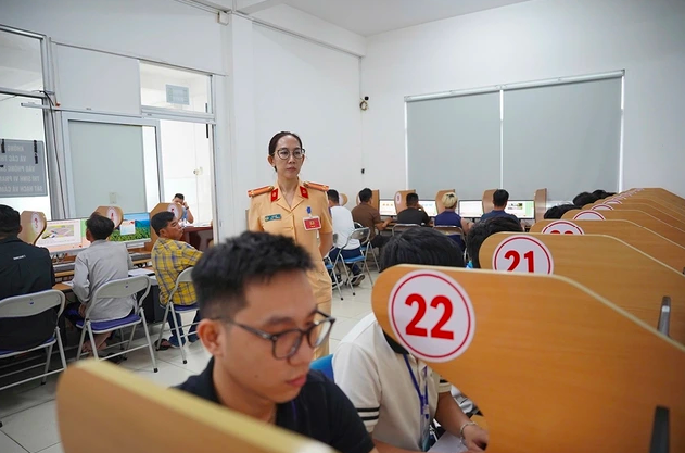 Cục CSGT sẽ chỉ đạo Phòng CSGT công an các địa phương tăng cường kiểm tra, giám sát quá trình sát hạch.