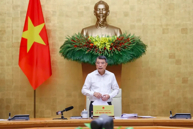 Thủ tướng Lê Minh Hưng chủ trì phiên họp Chính phủ sáng 3/6.