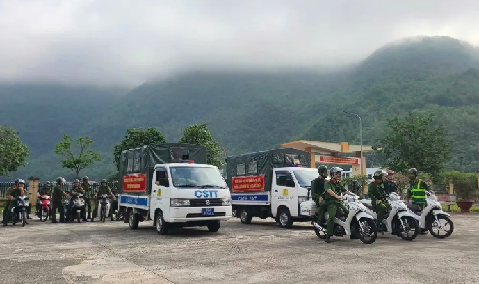 Công an tỉnh Phú Thọ phát động lễ ra quân trấn áp tội phạm ma túy trên&nbsp;148 xã, phường.