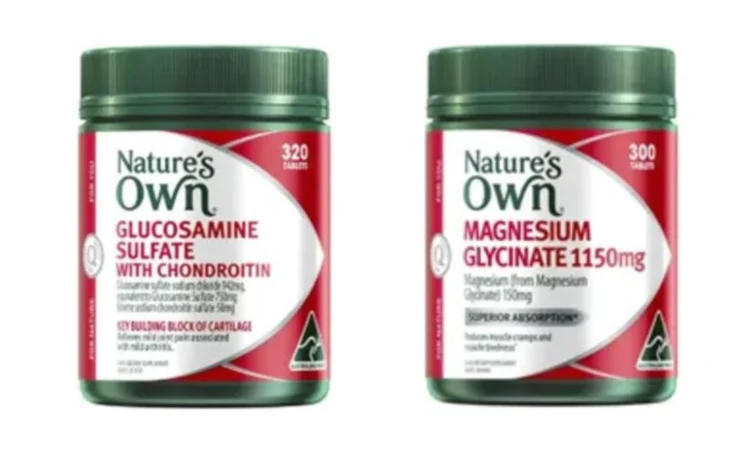 Hai sản phẩm thực phẩm chức năng phổ biến của Nature’s Own bị thu hồi. Ảnh: TGA