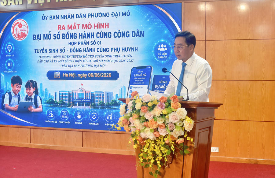 Ông Nguyễn Chí Dũng - Phó Chủ tịch UBND phường Đại Mỗ.