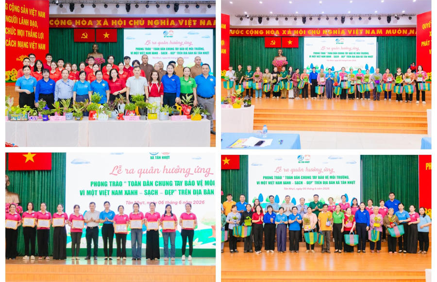 Sự kiện tại xã Tân Nhựt thể hiện sự phối hợp chặt chẽ của toàn bộ hệ thống chính trị