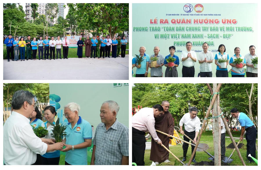 Ngay sau buổi lễ, phường Xuân Hòa cũng triển khai hàng loạt hoạt động thiết thực