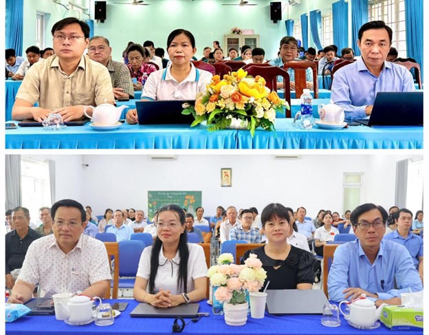 Quang cảnh tại điểm cầu xã Bình Lợi