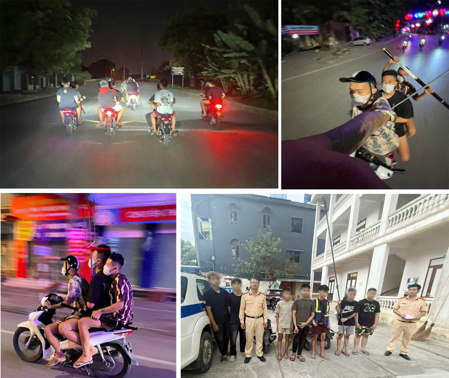 Các thanh, thiếu niên vi phạm