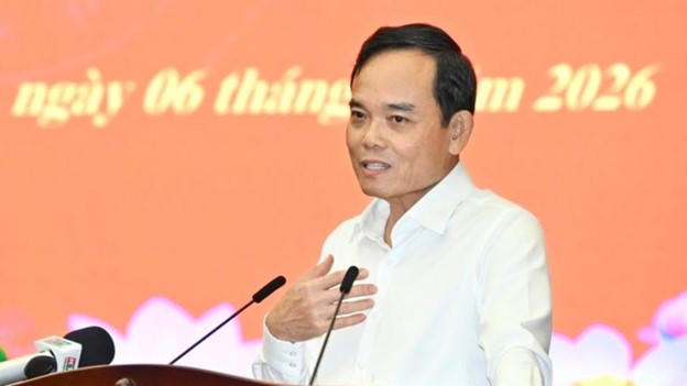 Bí thư Thành ủy TPHCM Trần Lưu Quang phát biểu chỉ đạo tại hội nghị.