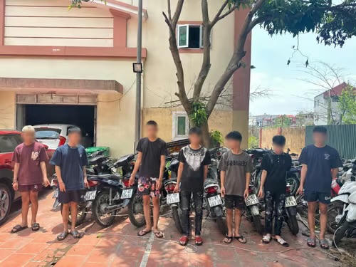 Nhóm thiếu niên 14-17 tuổi gây ra 9 vụ trộm xe máy trong chưa đầy nửa tháng.