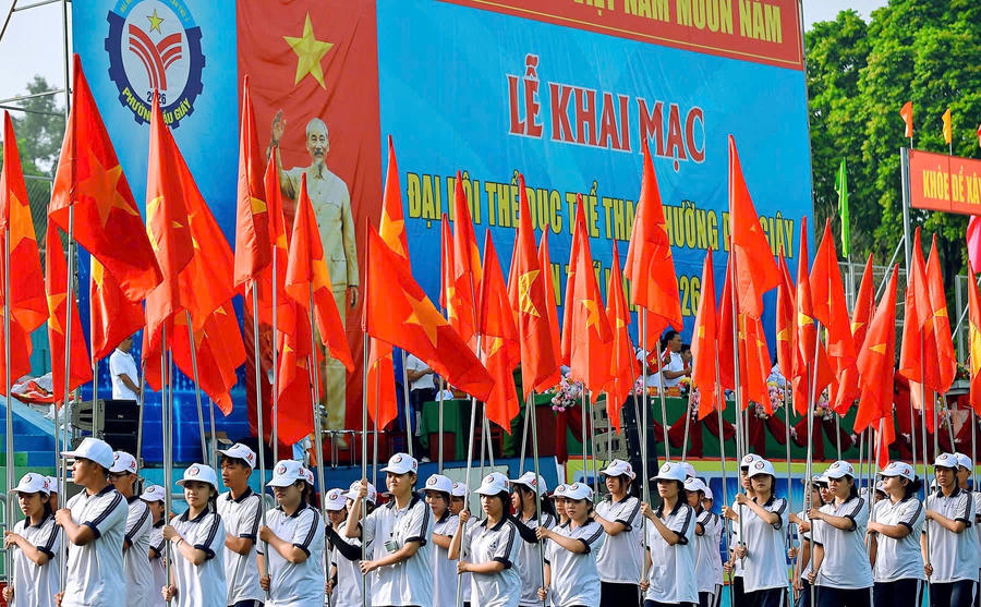 Hình ảnh tại lễ khai mạc.