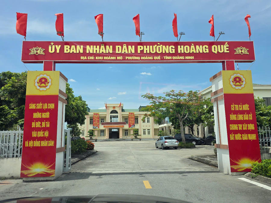 Trụ sở UBND phường Hoàng Quế, tỉnh Quảng Ninh.