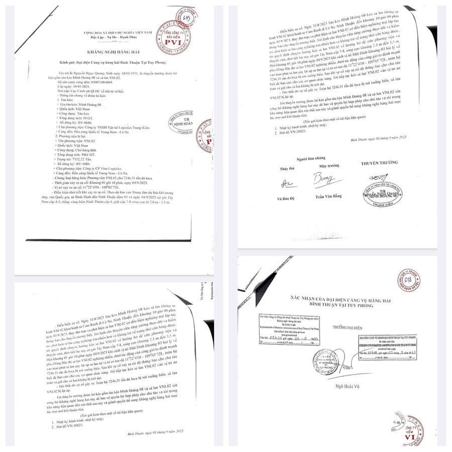 Kháng nghị Hàng hải là nguồn chứng cứ trực tiếp, ghi nhận khách quan thời tiết, sức gió, chiều cao sóng và diễn biến bất khả kháng ngay tại thời điểm xảy ra sự cố.