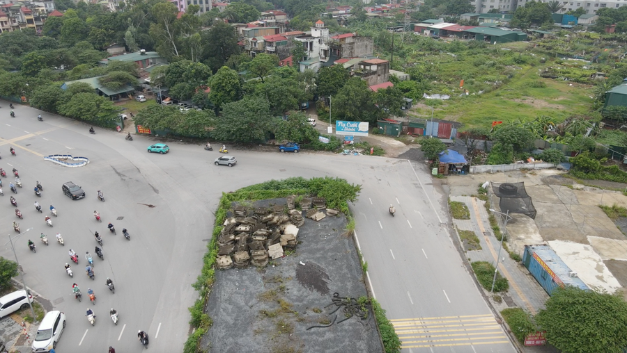 Đầu năm 2026 nút giao này vẫn đang ách tắc công tác GPMB.