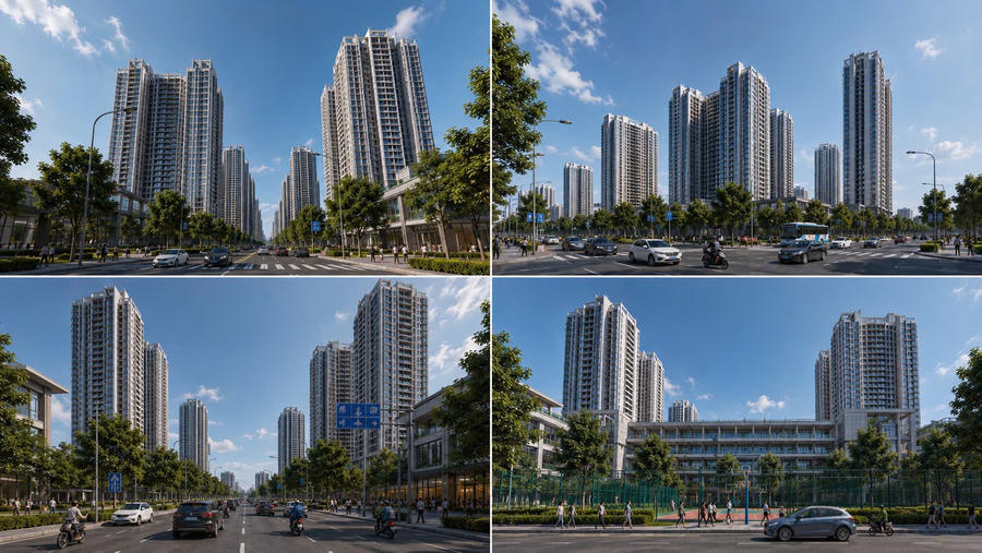 Phối cảnh của Dự án Nhà ở cho thuê Long Bình giai đoạn 1 tại phường Long Bình sẽ được khởi công vào ngày 12/6.