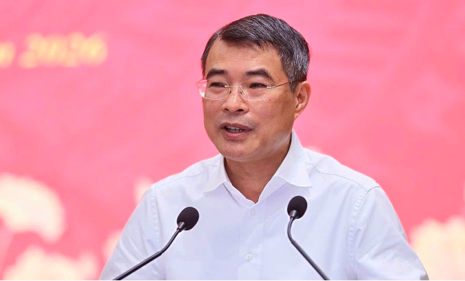 Thủ tướng Lê Minh Hưng phát biểu tại cuộc làm việc với Ban Thường vụ Thành ủy Hà Nội, chiều 11/6. 