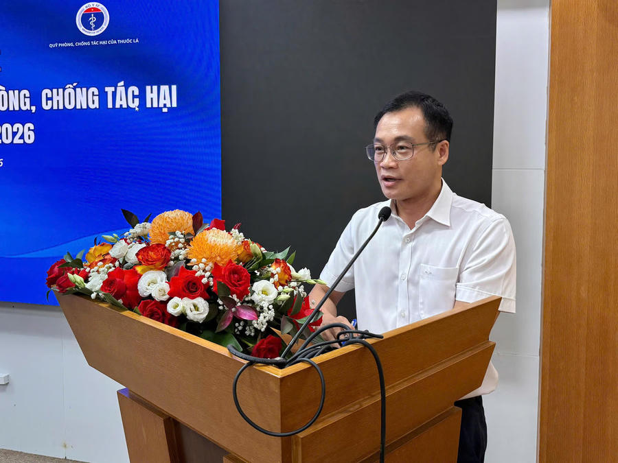 Ths. Trần Ngọc Hà - Ủy viên Ban Chấp hành Đảng bộ, Phó Tổng Biên tập Báo Pháp luật Việt Nam phát biểu khai mạc Hội nghị.