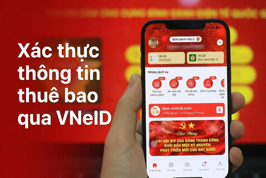 Hôm nay sẽ khóa Sim một chiều với thuê bao chưa xác thực thông tin.