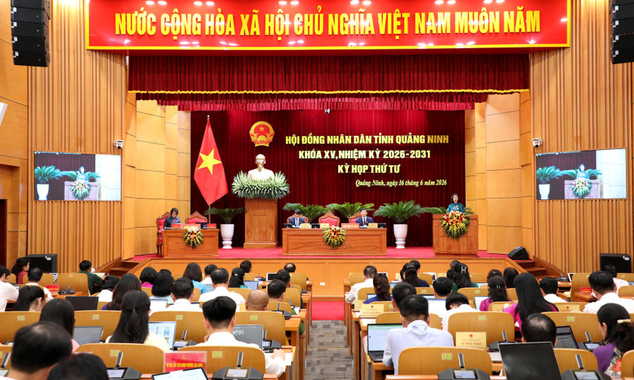 Toàn cảnh Kỳ họp thứ 4, HĐND tỉnh Quảng Ninh khóa XV, nhiệm kỳ 2026-2031. Toàn cảnh Kỳ họp thứ 4, HĐND tỉnh Quảng Ninh khóa XV, nhiệm kỳ 2026-2031.