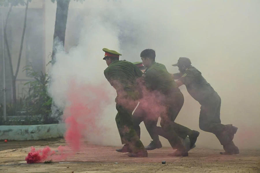 Một số tình huống diễn tập.