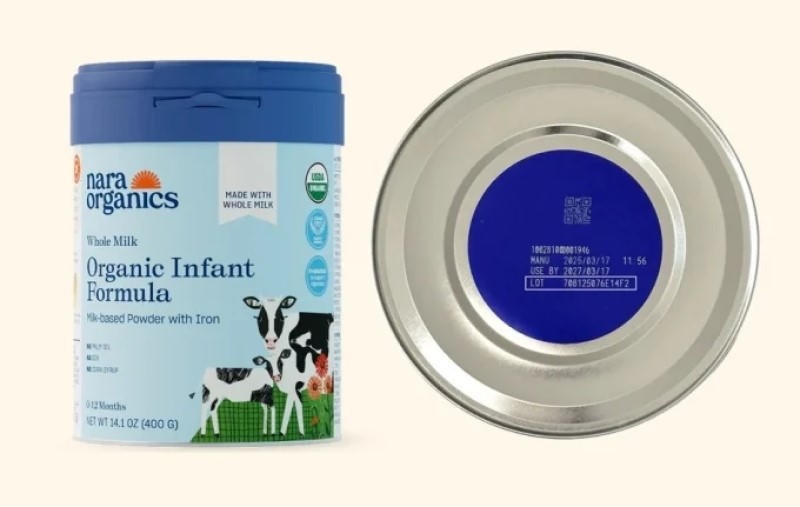 Sản phẩm sữa dành cho trẻ sơ sinh của Nara Organics bị thu hồi do nghi nhiễm khuẩn độc tố Botulinum.