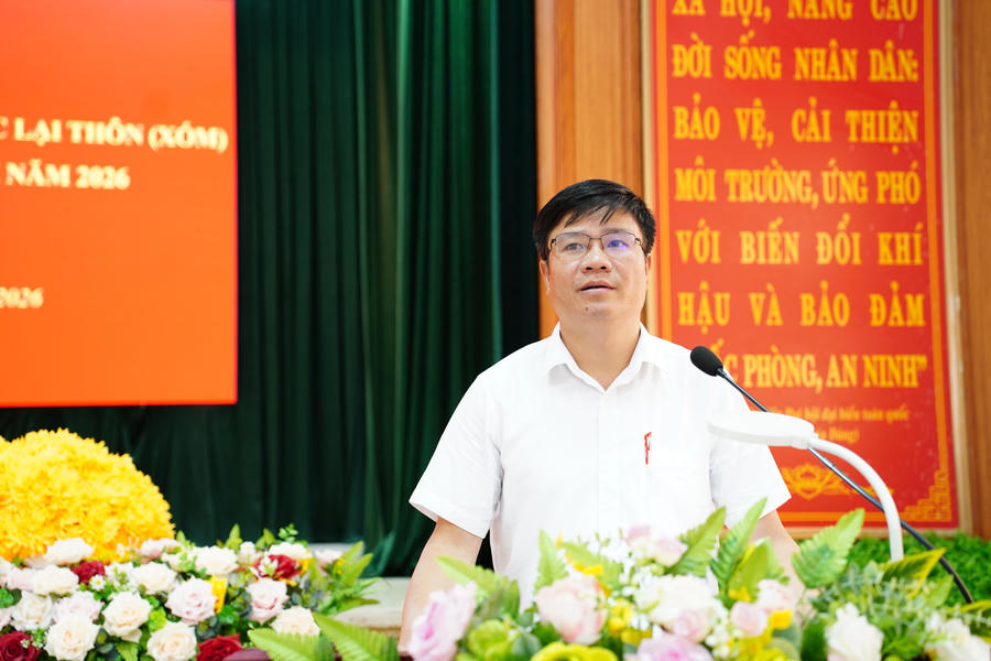 Ông Hoàng Anh Đức -&nbsp;Bí thư Đảng ủy, Chủ tịch HĐND xã: "đây là nhiệm vụ chính trị quan trọng, có ý nghĩa lâu dài với sự phát triển của địa phương..."