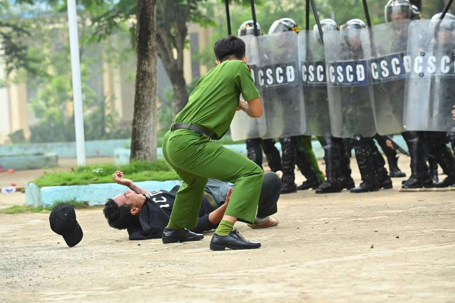 Một số tình huống diễn tập.