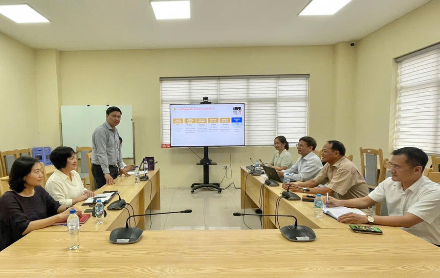 Toàn cảnh buổi làm việc. (Ảnh: moj.gov.vn)